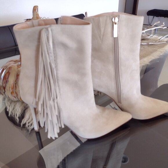 Veronica Beard Nyomi suede boots size 8.5 - Picture 2 of 11